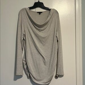 Banana Republic Light Gray Long Sleeve Top